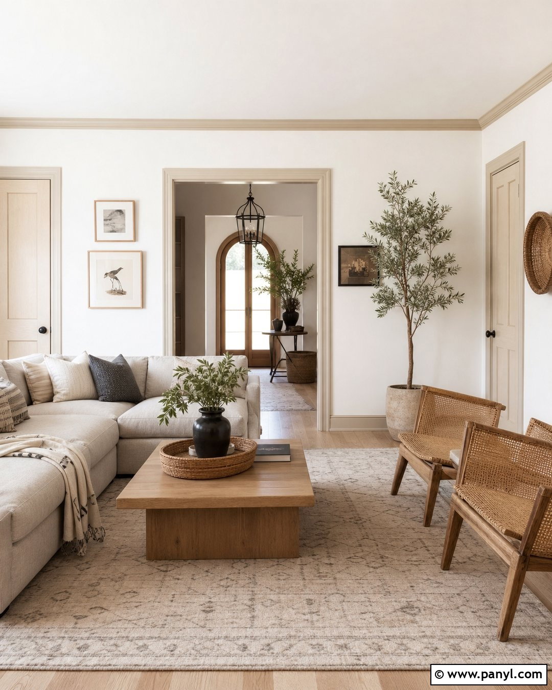 White Walls With Beige Trim - 30 White Walls And Trim Ideas