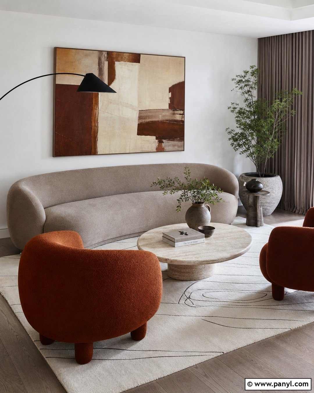 White Walls With Contemporary Decor - 50 white walls