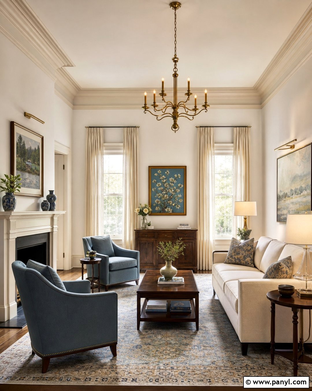 White Walls With Cream Crown Molding - 30 white walls with cream trim ideas