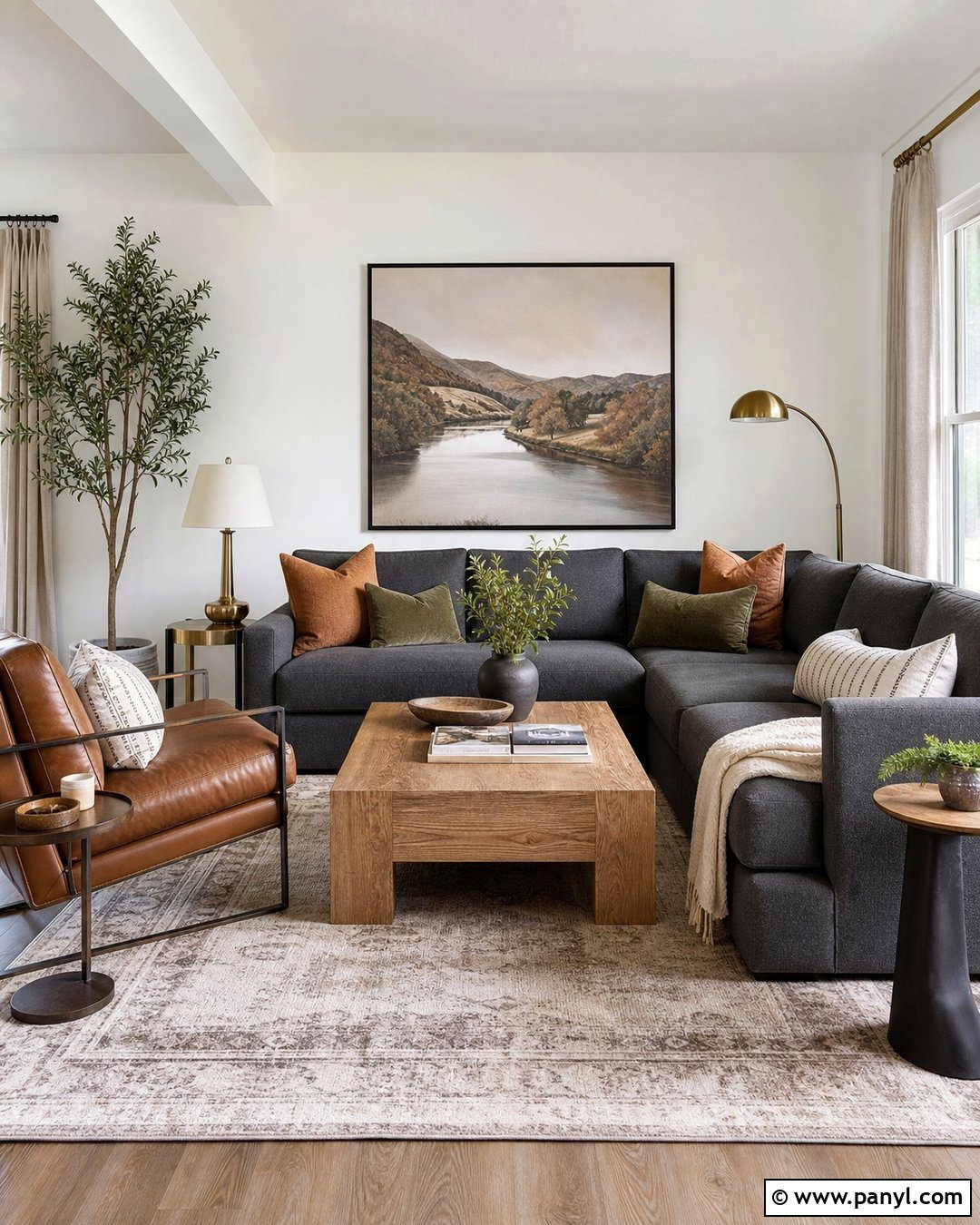 White Walls With Gray Furniture - 50 white walls