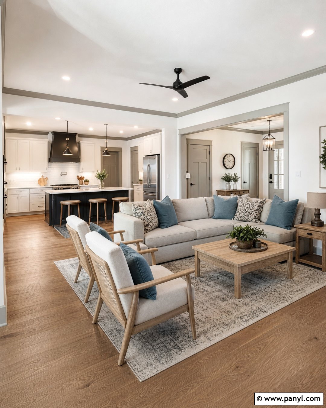 White Walls With Light Gray Trim - 30 White Walls And Trim Ideas
