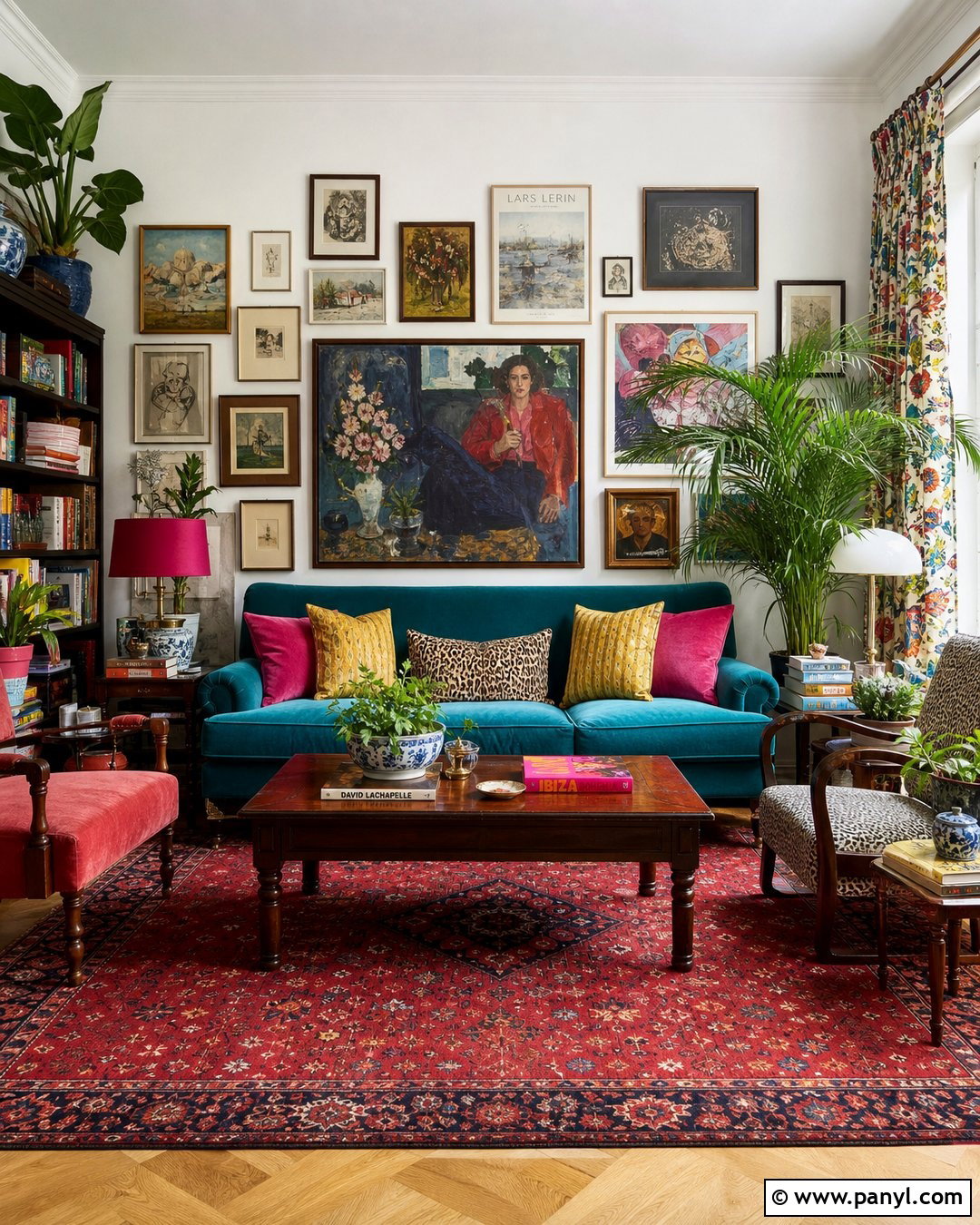 White Walls With Maximalist Decor - 50 white walls