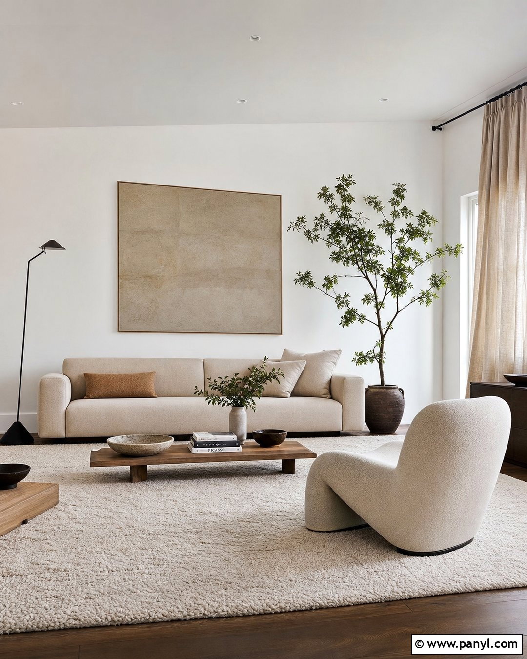 White Walls With Minimalist Decor - 50 white walls