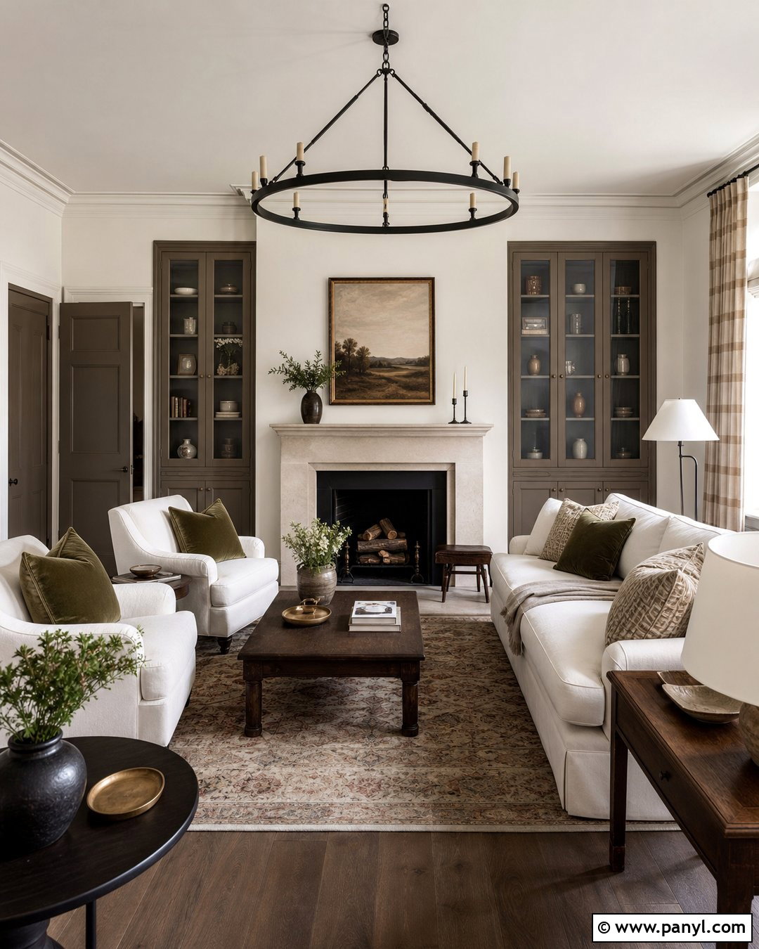 White Walls With Mushroom Trim - 30 White Walls And Trim Ideas