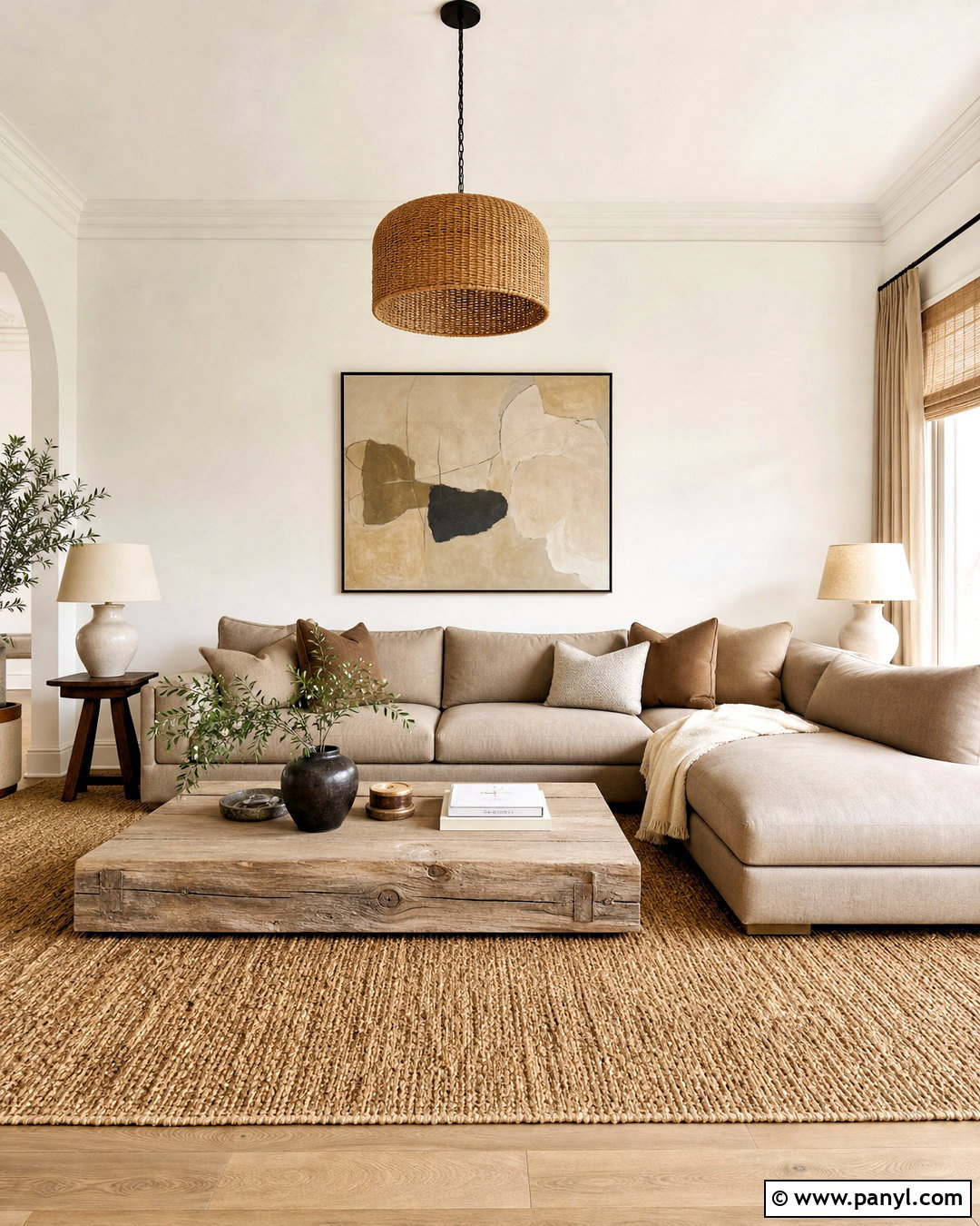 White Walls With Neutral Decor - 20 white wall ideas