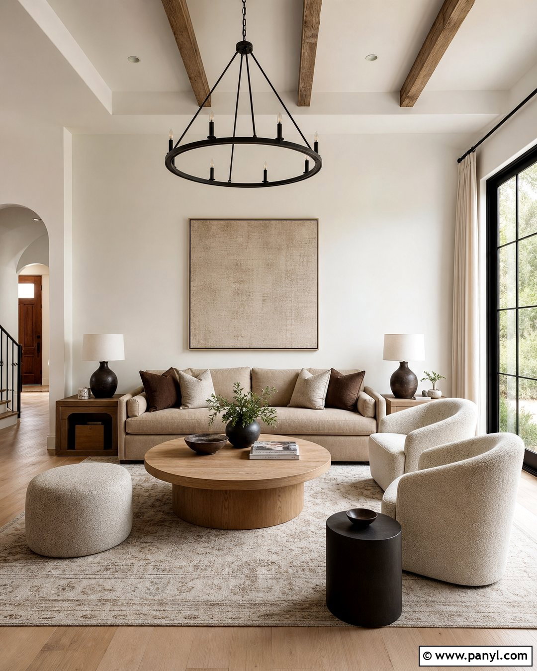 White Walls With Neutral Furniture - 50 white walls