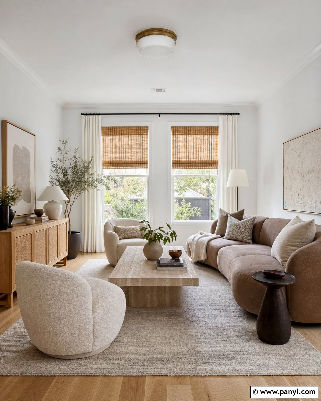 White Walls With Neutral Layering - 30 White Walls Interior Ideas