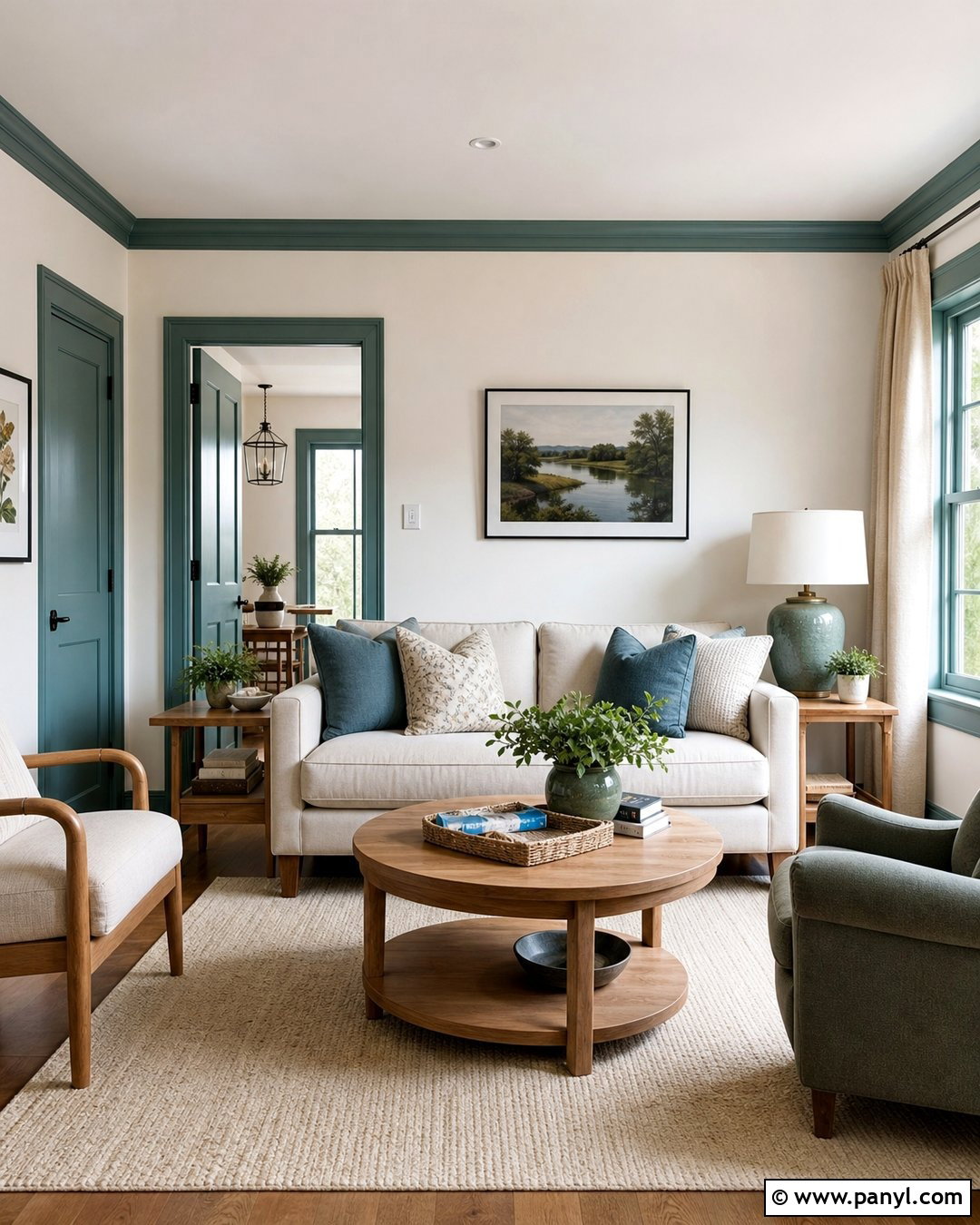 White Walls With Painted Trim - 50 home wall colour ideas