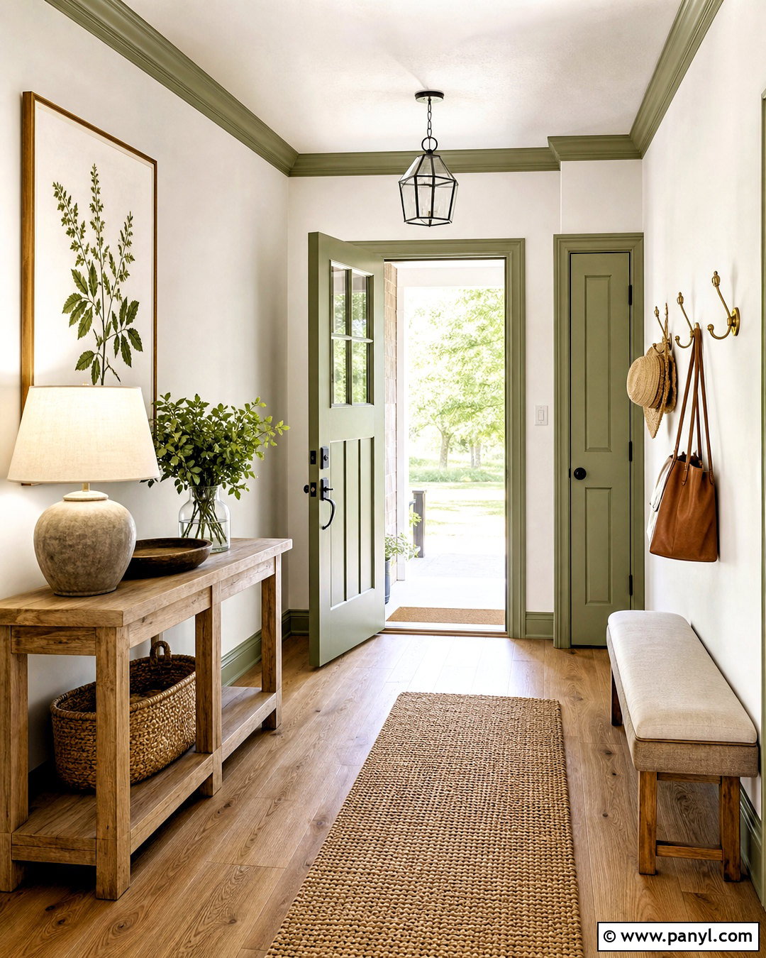 White Walls With Sage Green Trim - 20 white wall and trim color combinations
