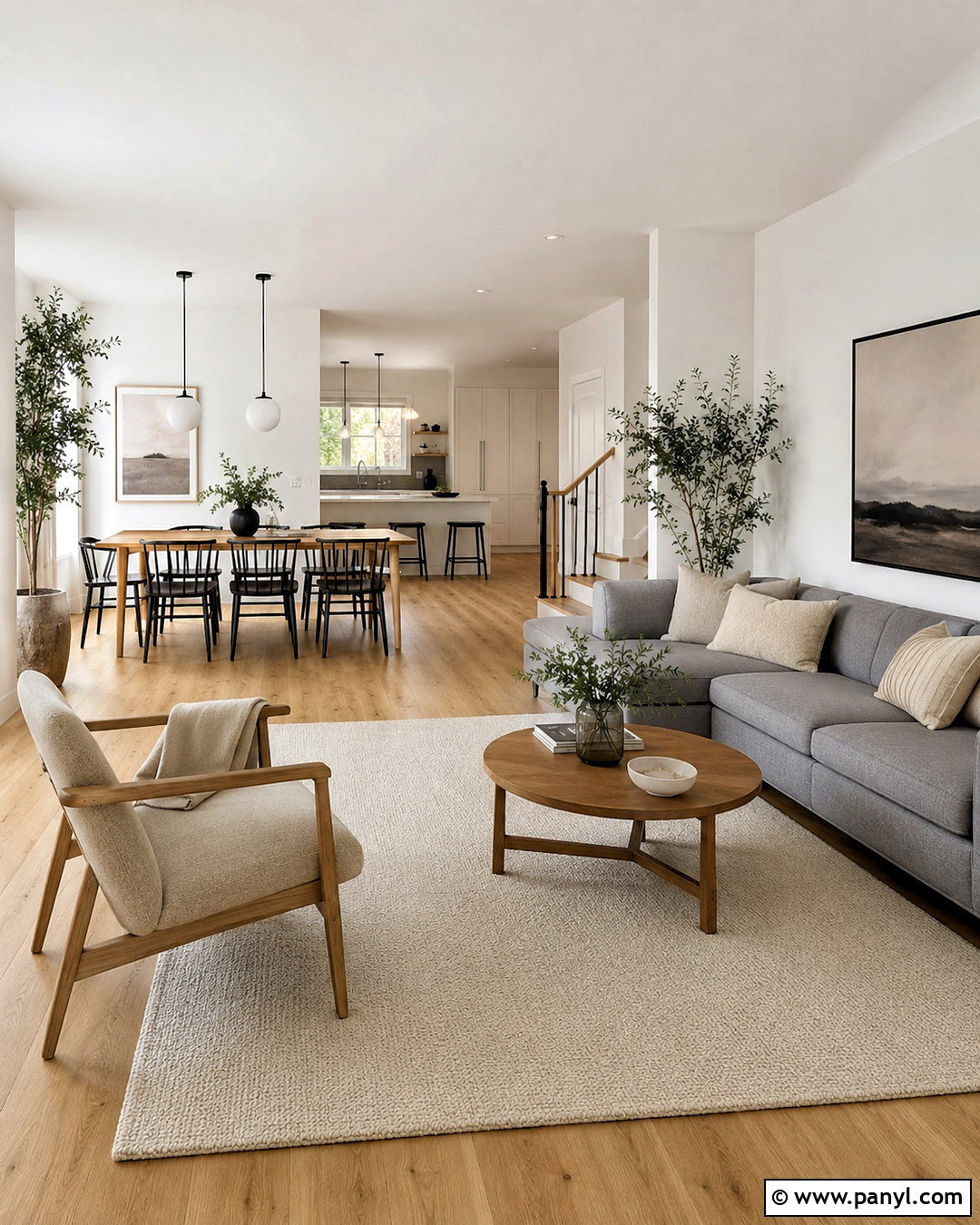 White Walls With Scandinavian Decor - 20 White Walls Throughout House Ideas