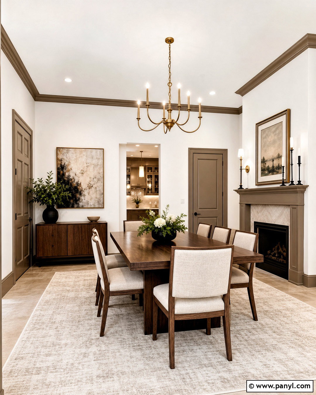 White Walls With Taupe Trim - 20 white wall and trim color combinations