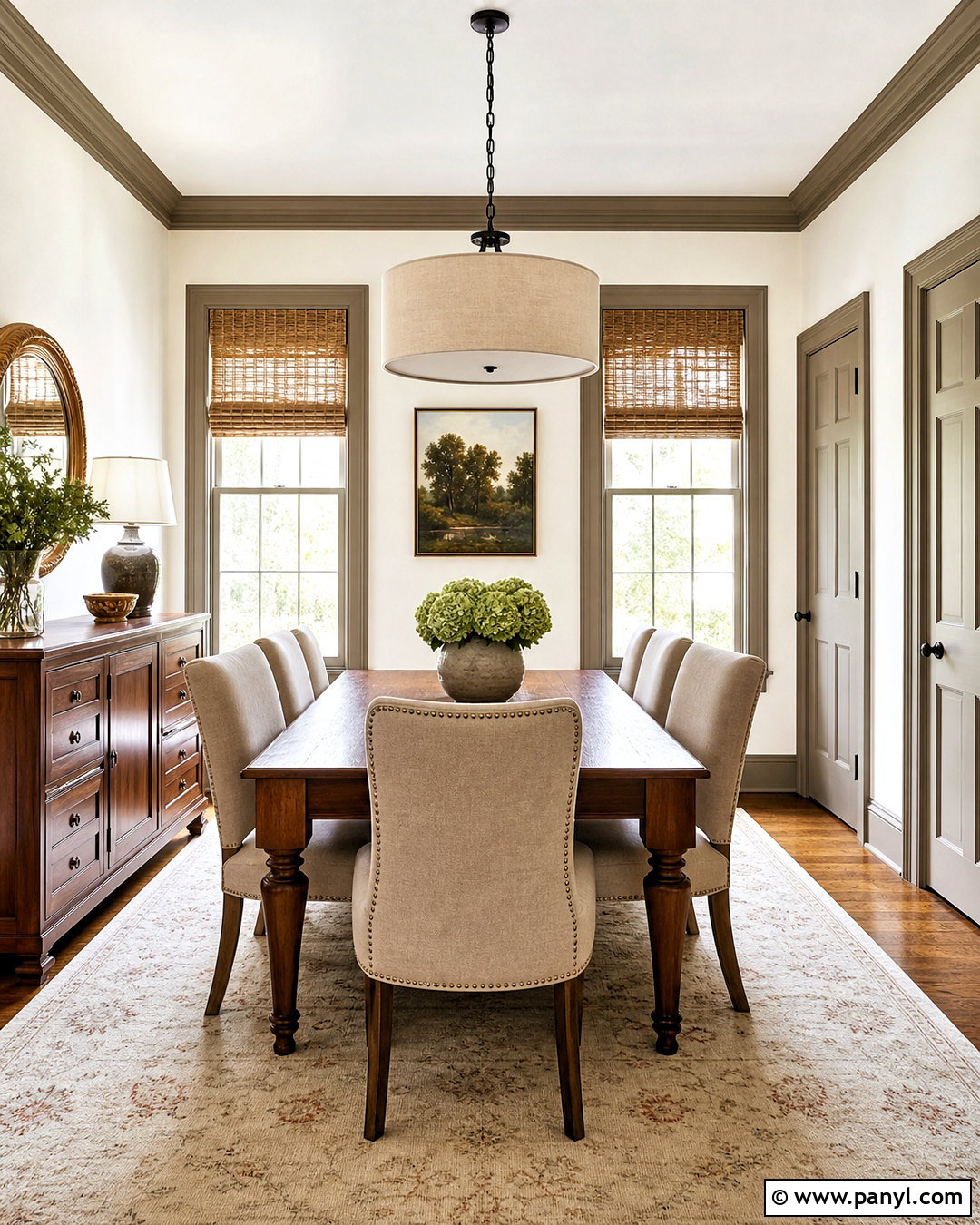 White Walls With Taupe Trim - 20 white walls contrasting trim ideas