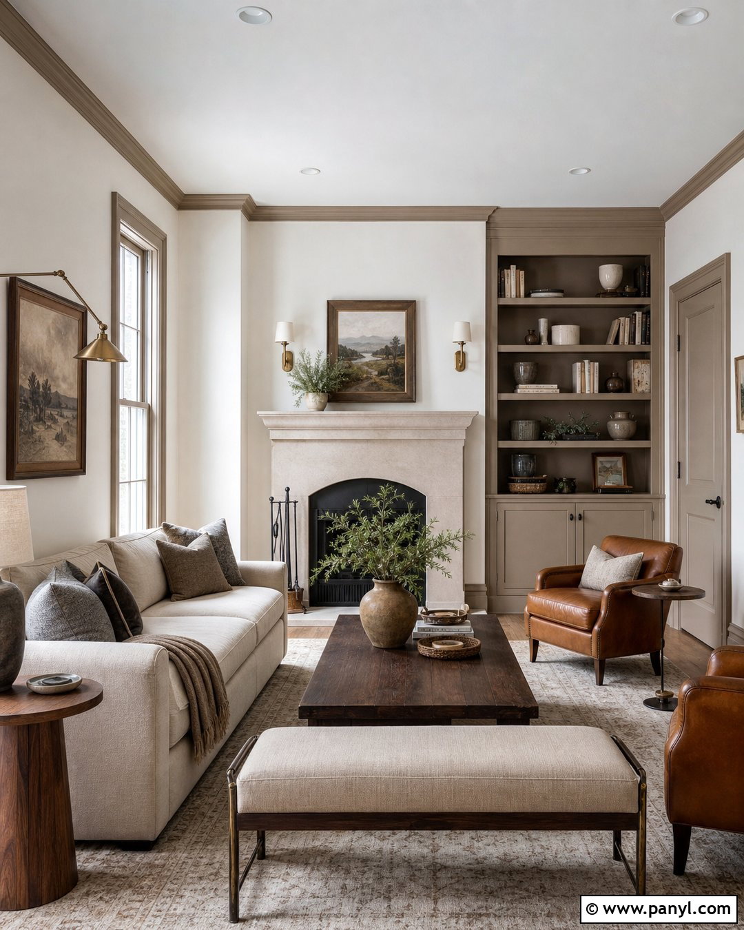 White Walls With Taupe Trim - 30 White Walls And Trim Ideas
