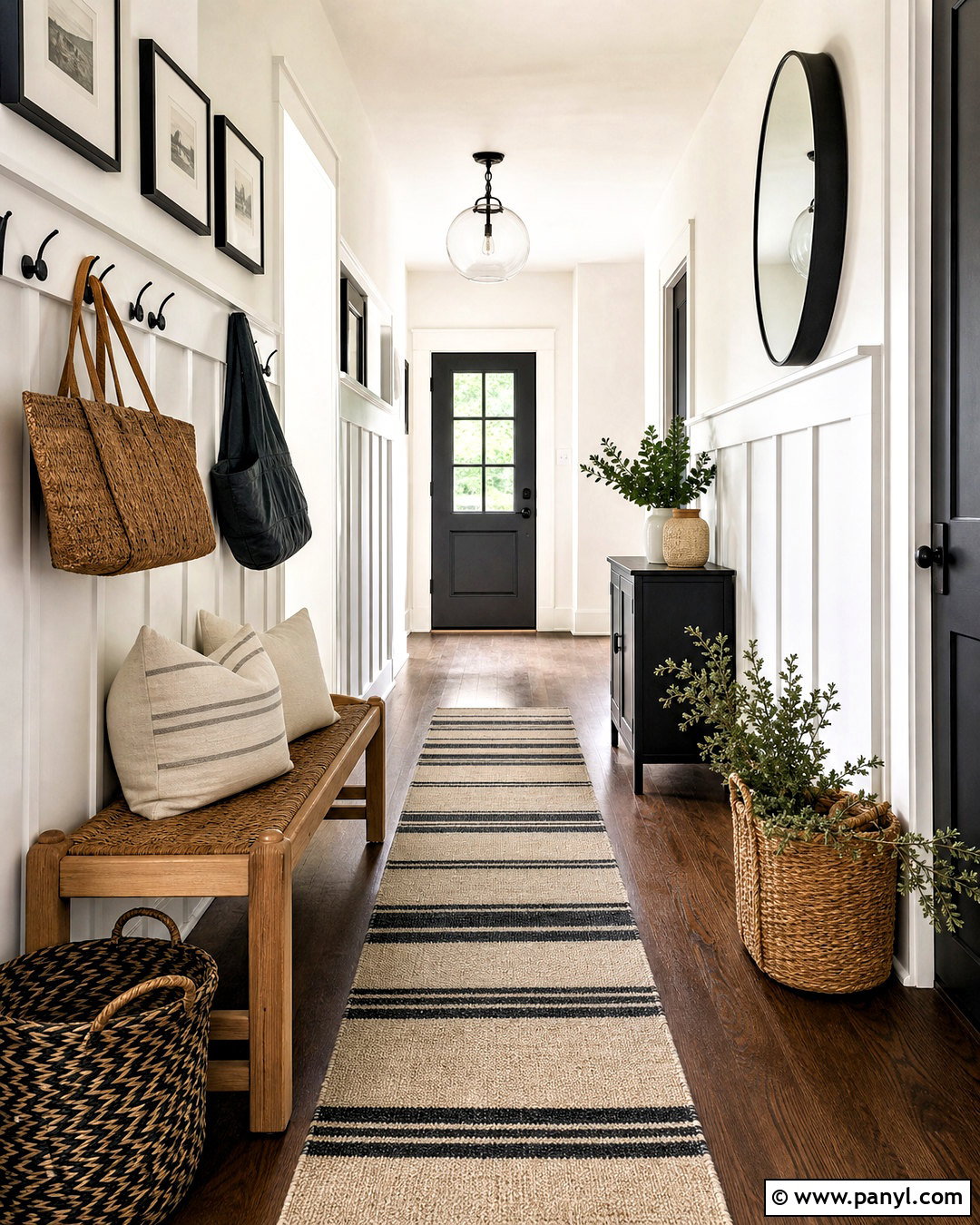 White Walls With White Board And Batten - 20 white wall with white trim ideas