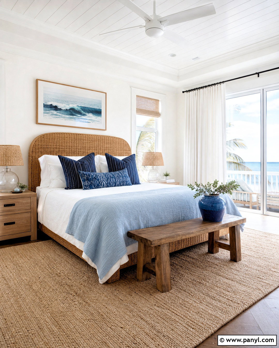 White Walls With White Coastal Trim - 20 white wall with white trim ideas