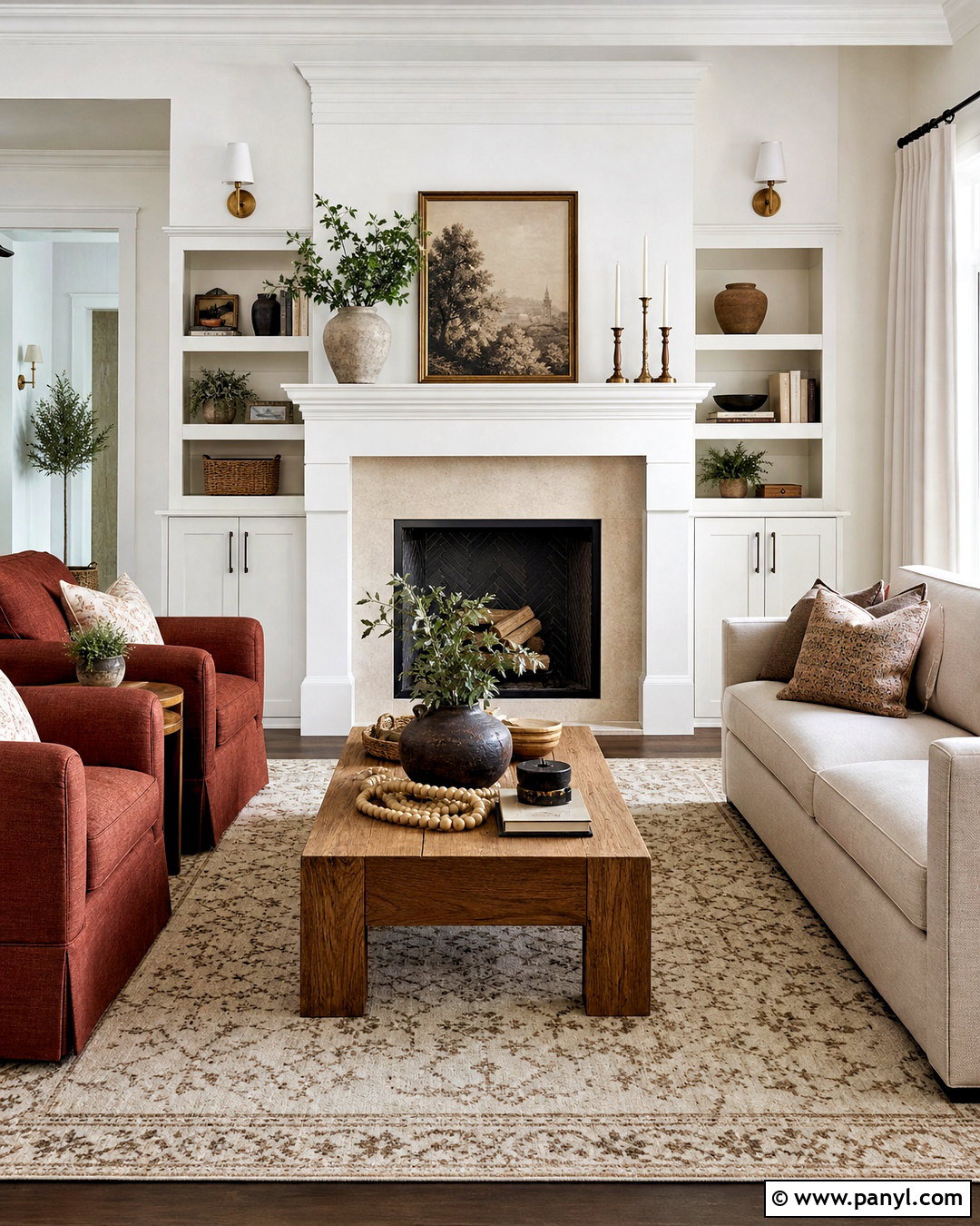 White Walls With White Fireplace Trim - 20 white wall with white trim ideas