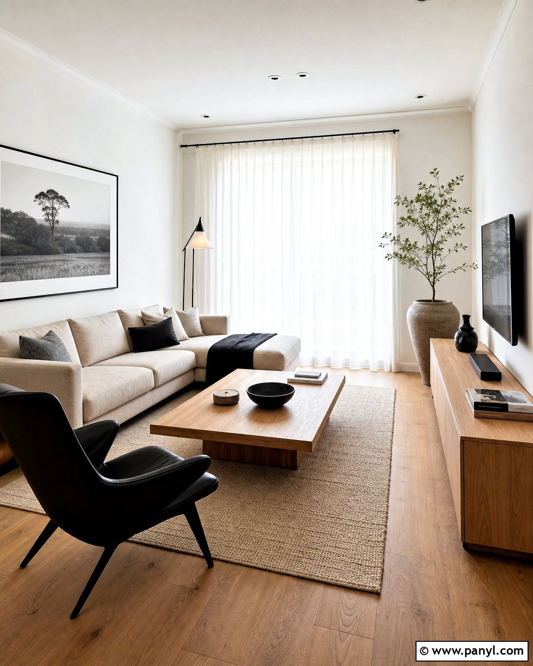 White Walls With White Minimalist Trim - 20 white wall with white trim ideas