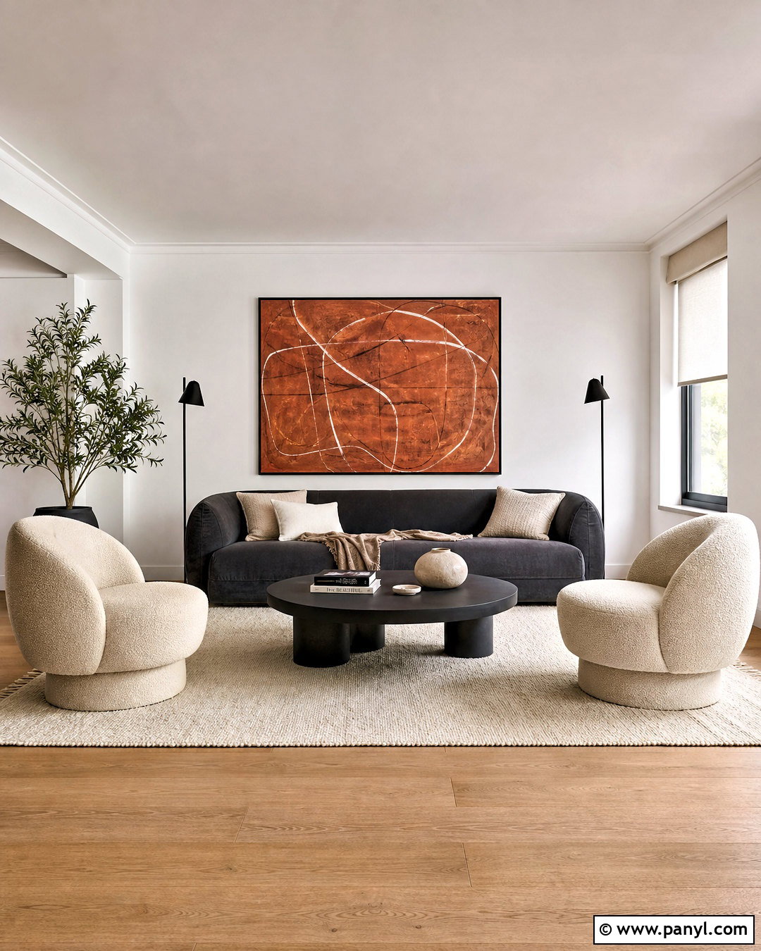 White Walls With White Modern Trim - 20 white wall with white trim ideas