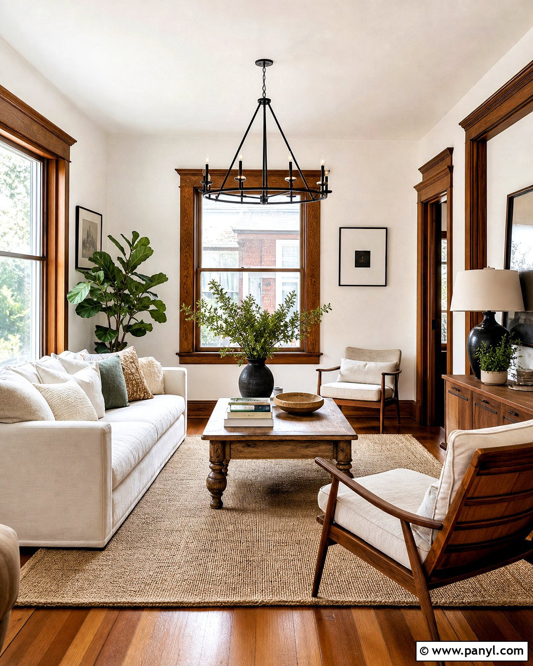 White Walls With Wood Trim - 20 wood trim interior ideas