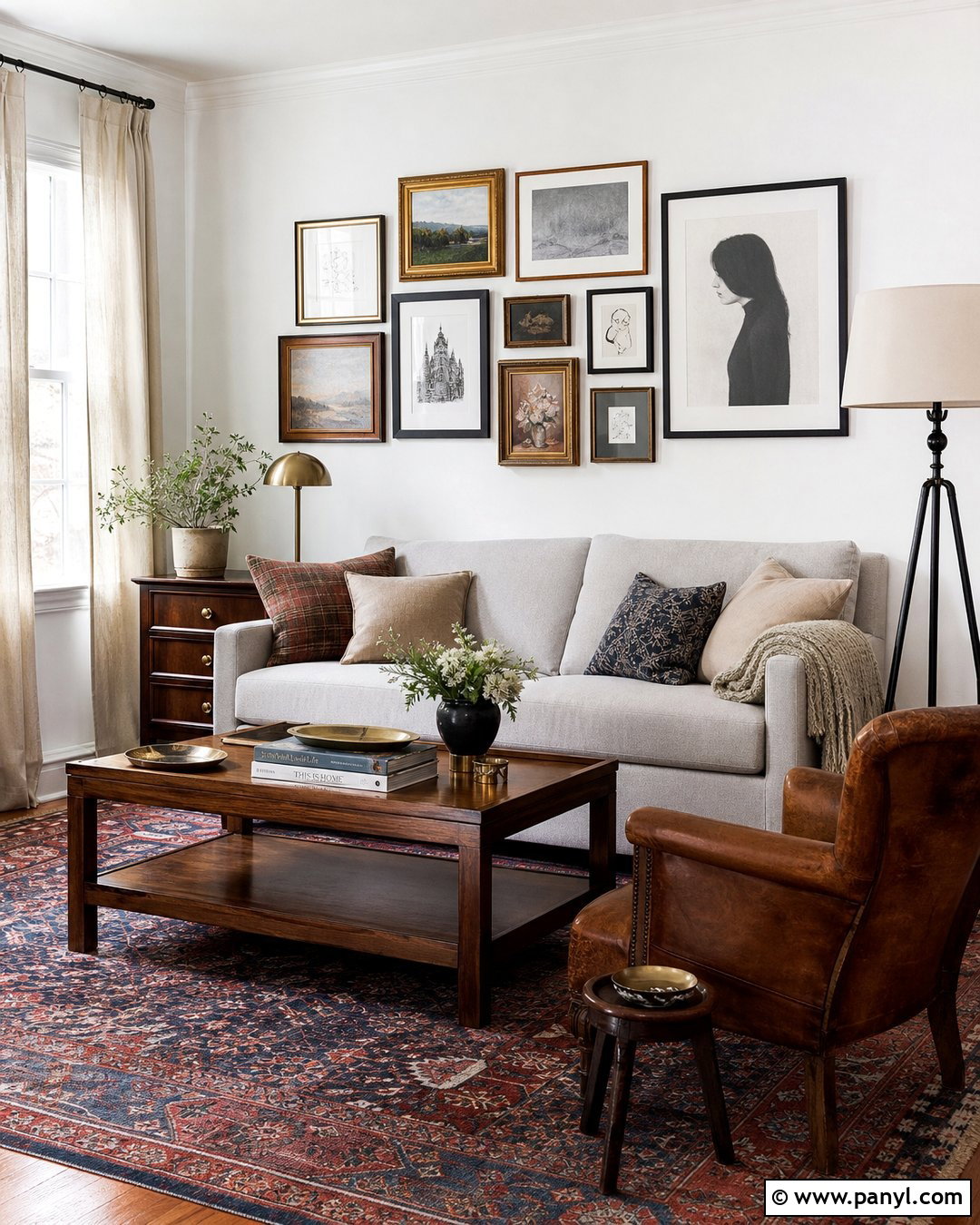 White Walls With a Gallery Wall - 50 white walls