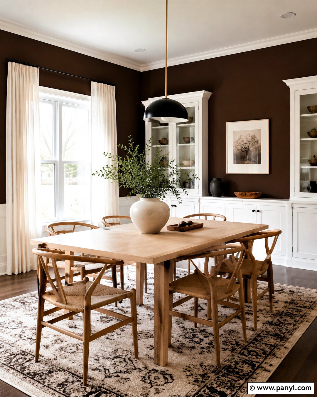 White With Brown Walls - 20 What Color Goes With Brown Walls