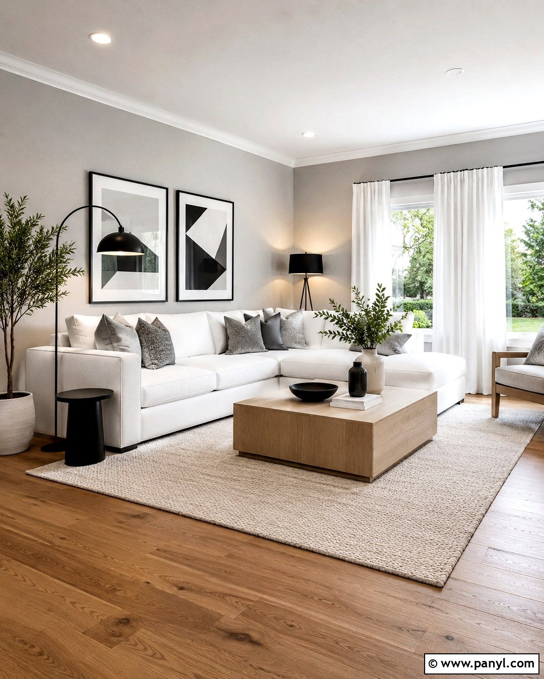 White With Light Gray Walls - 20 Colors That Go With Light Gray Walls