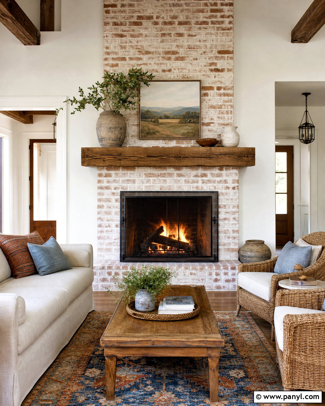20 Fireplace Painting Ideas for a Cozy, Modern Home Makeover