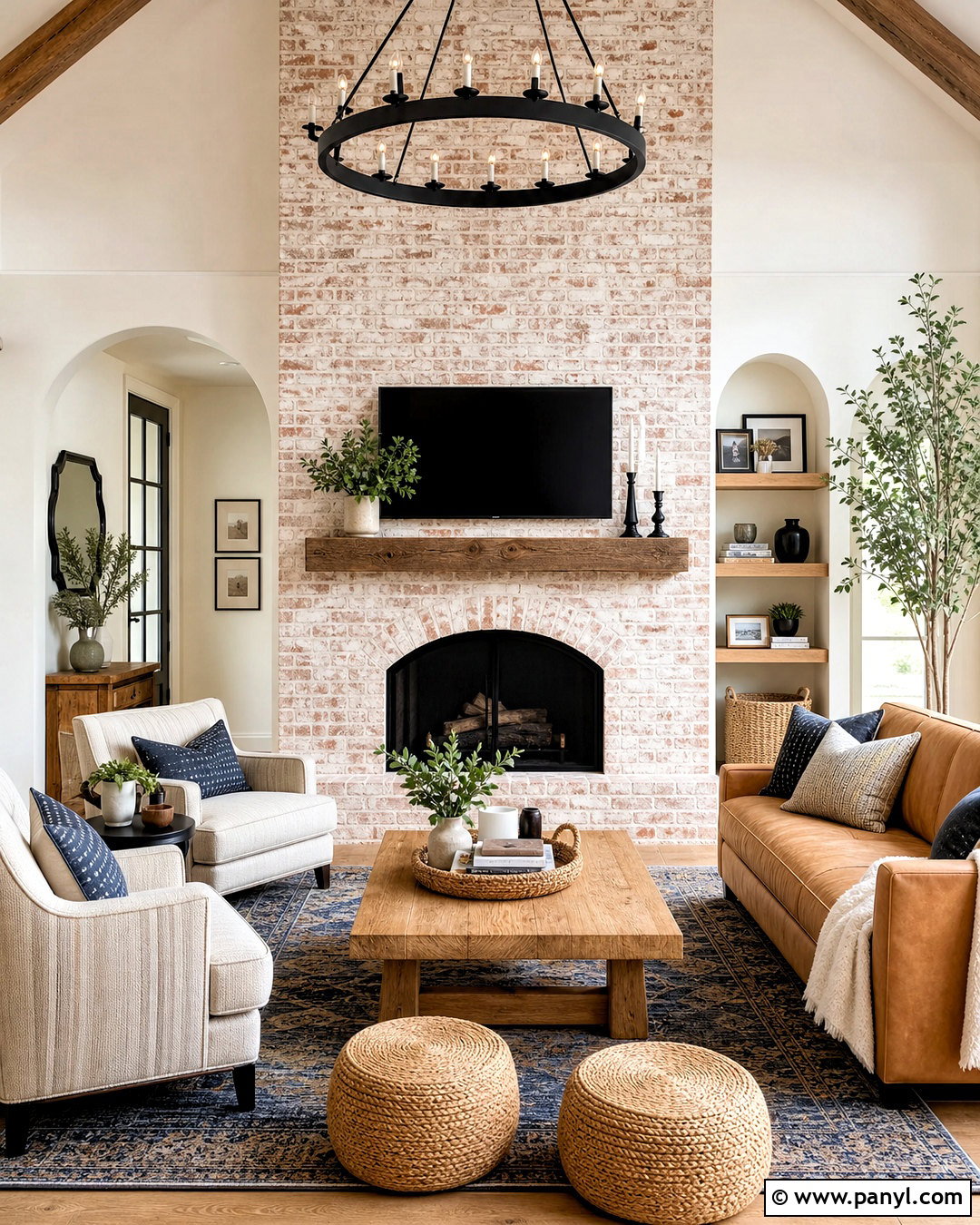 Whitewashed Brick Wall Finish - 20 wall finishes textured ideas
