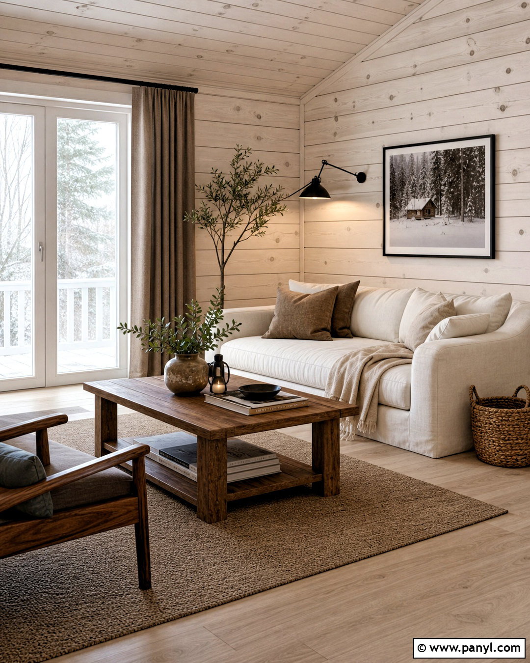 Whitewashed Knotty Pine Walls - 20 knotty pine walls makeover ideas