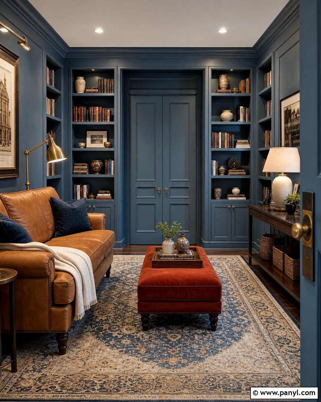 Whole Room Color Drenching - 30 Modern Wall Paint Ideas