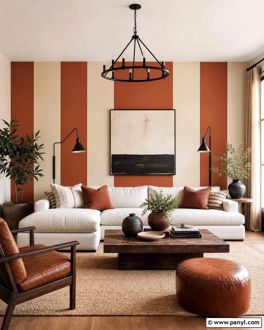 Wide Wall Paint Stripes - 30 Wall Lines Paint Stripes