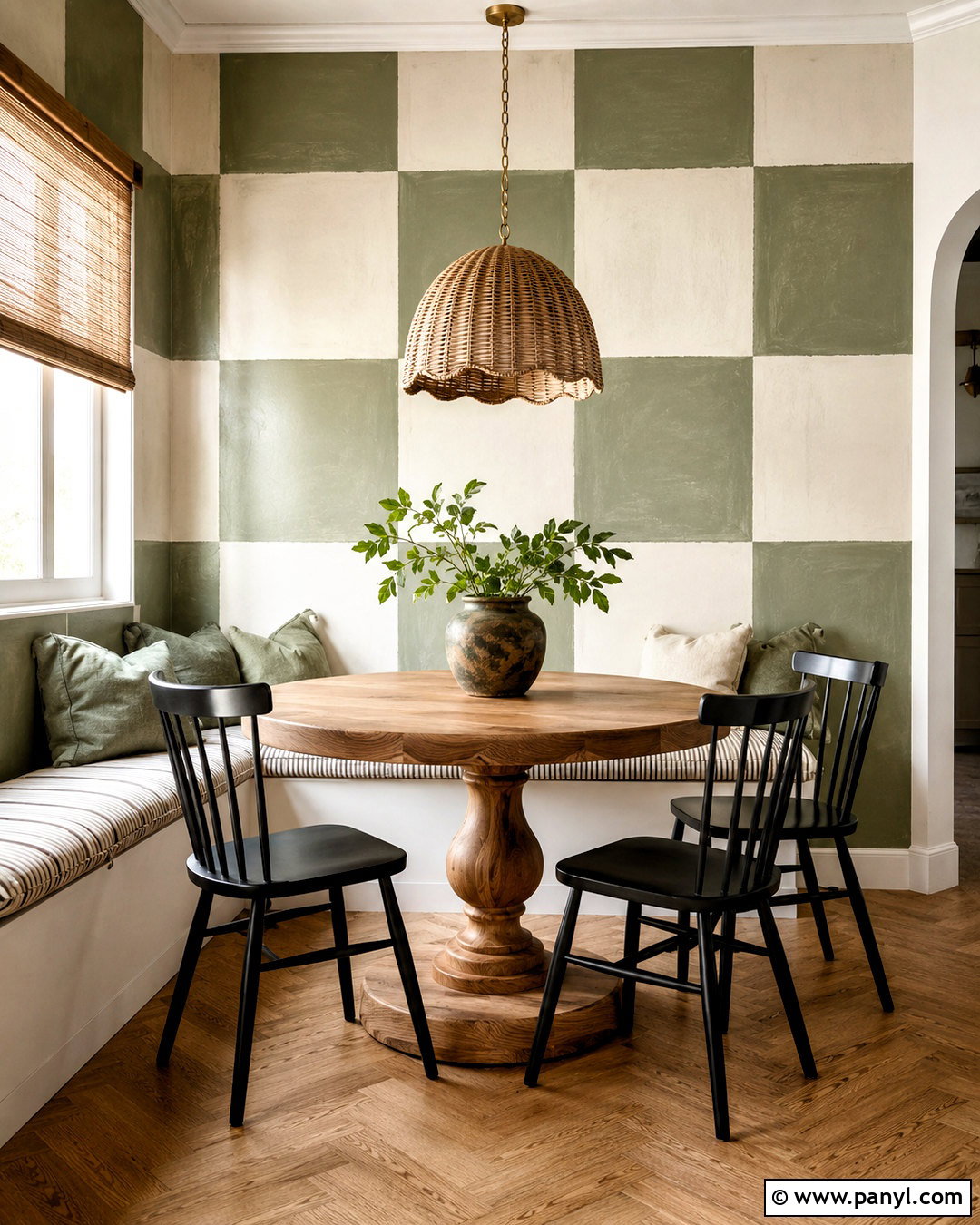 Wildflower Accent Wall - 20 hand painted accent wall ideas