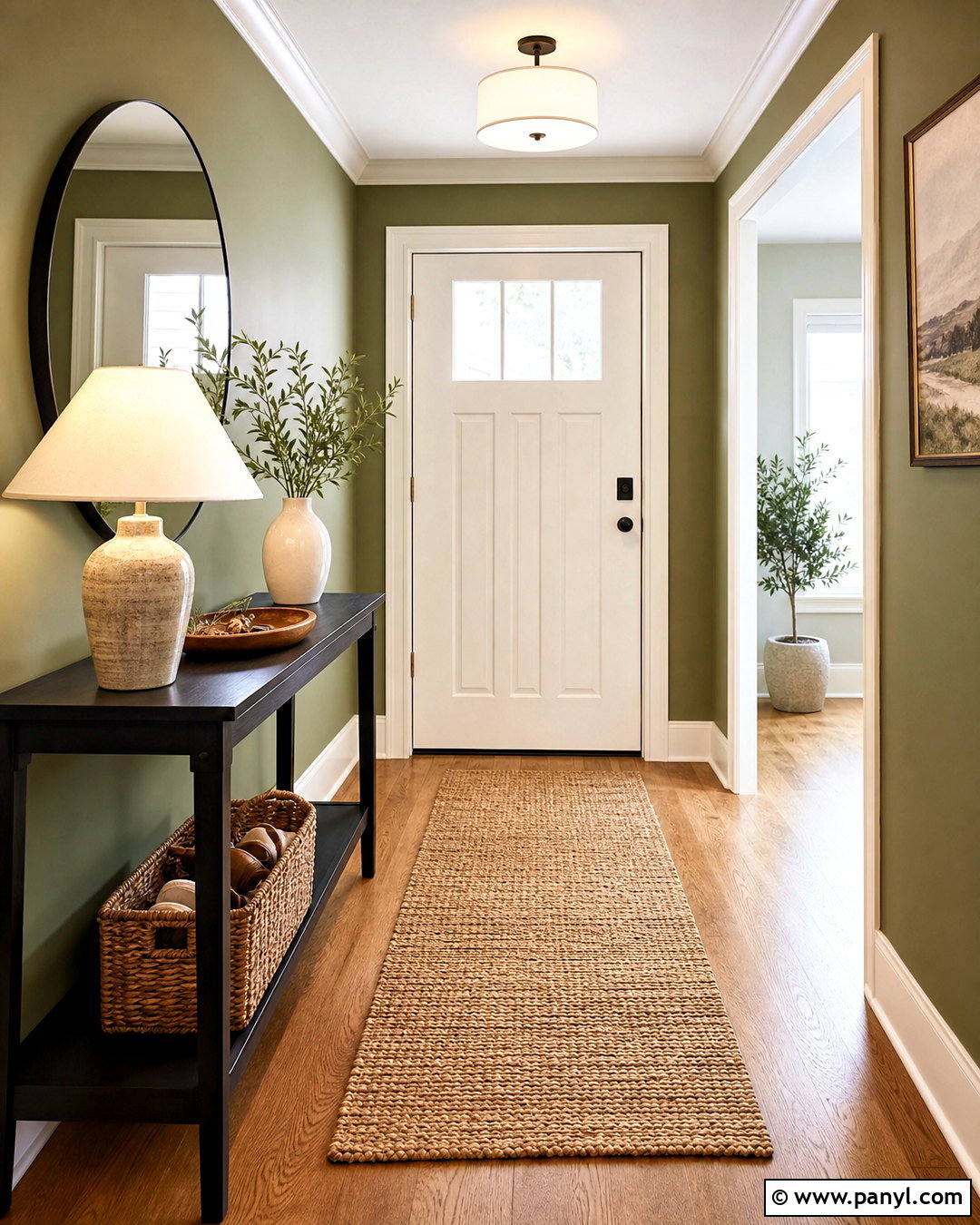 Willow Tree Entryway With Black Accents - 20 willow tree sherwin williams ideas