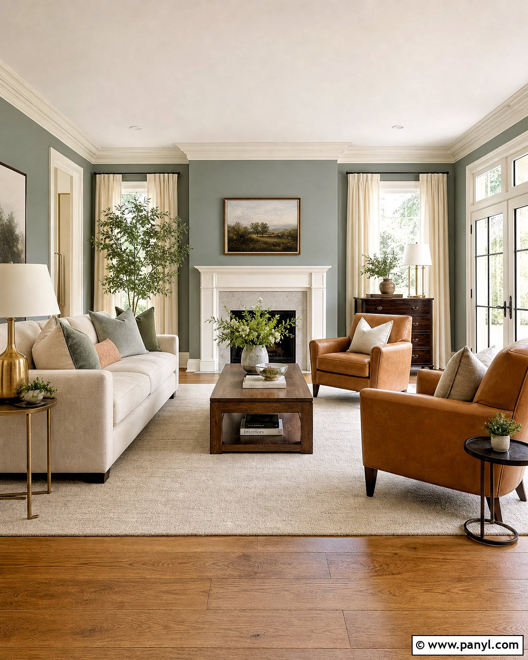 Willow Tree Living Room With Alabaster Trim - 20 willow tree sherwin williams ideas