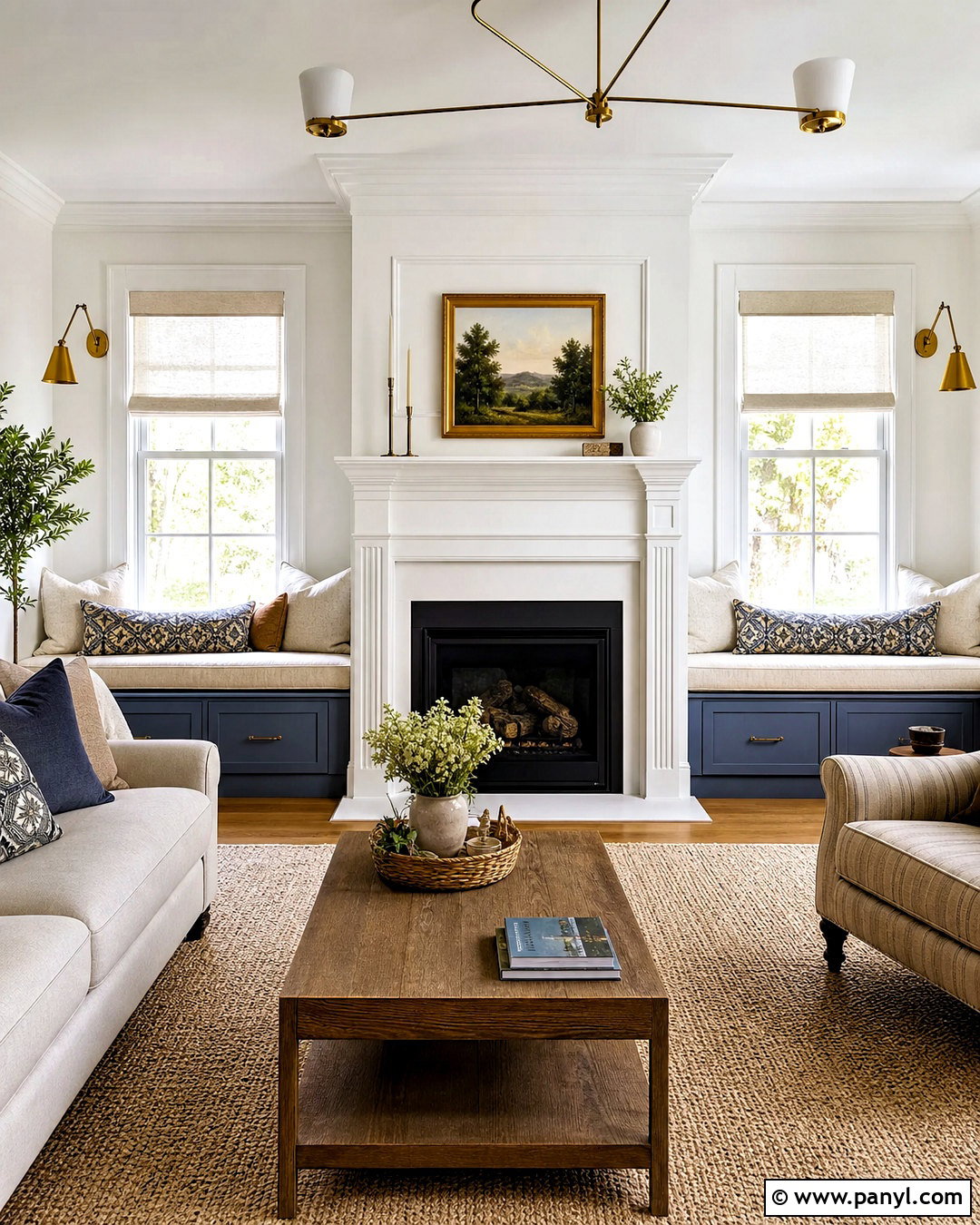 Window Seat Fireplace Side Walls - 20 fireplace side wall ideas