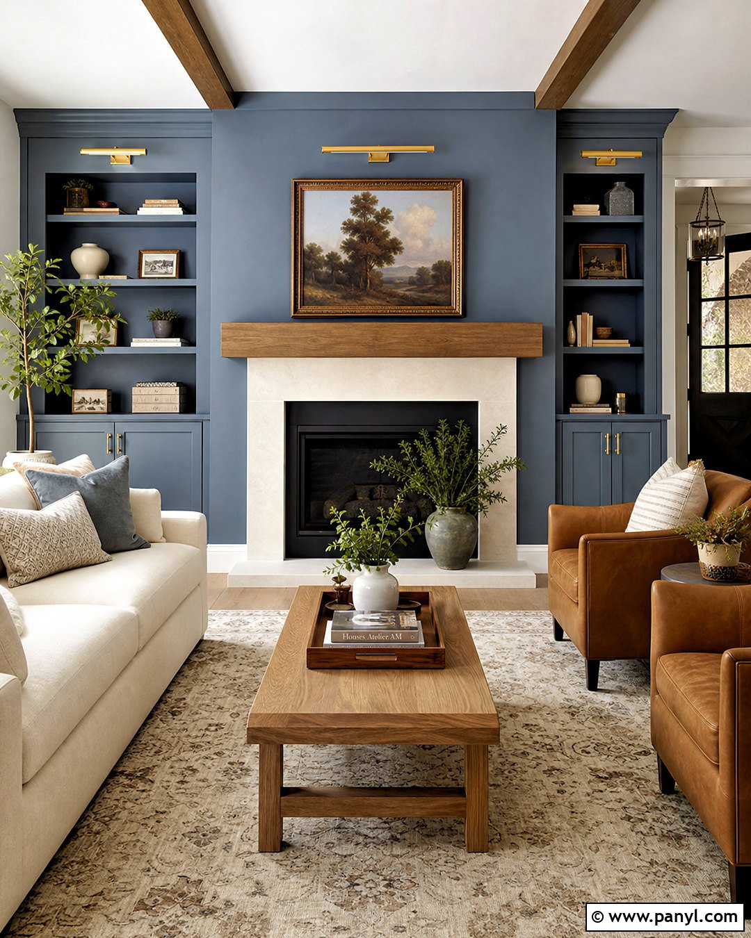 Windy Blue Fireplace Wall - 20 windy blue sherwin williams ideas