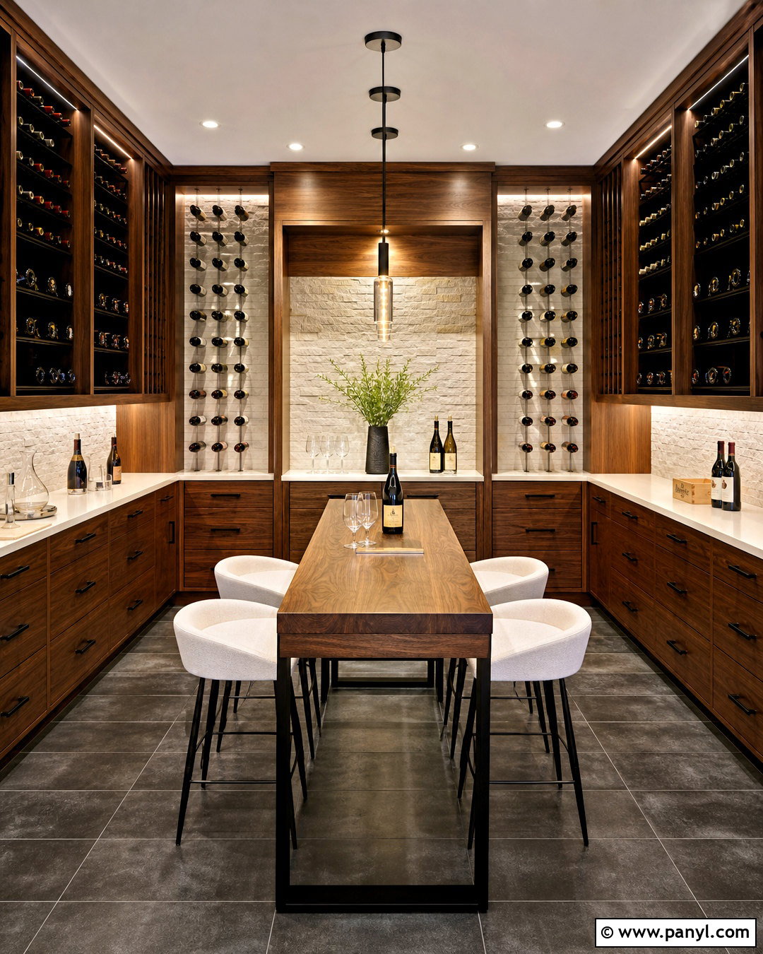 Wine Cellar With Built-In Cabinets - 20 wine cellar home design ideas
