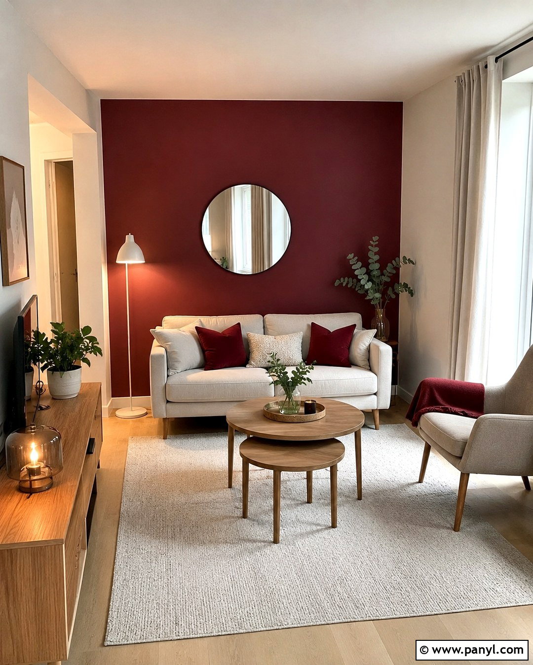 20 Wine Red Accent Wall Ideas for a Rich, Dramatic Home Look