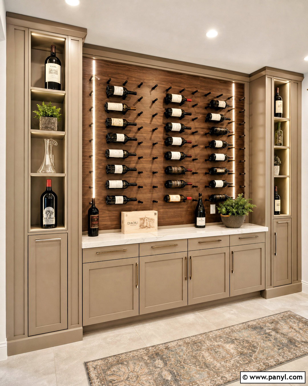 20 Wine Display Wall Ideas for a Stylish Home Collection