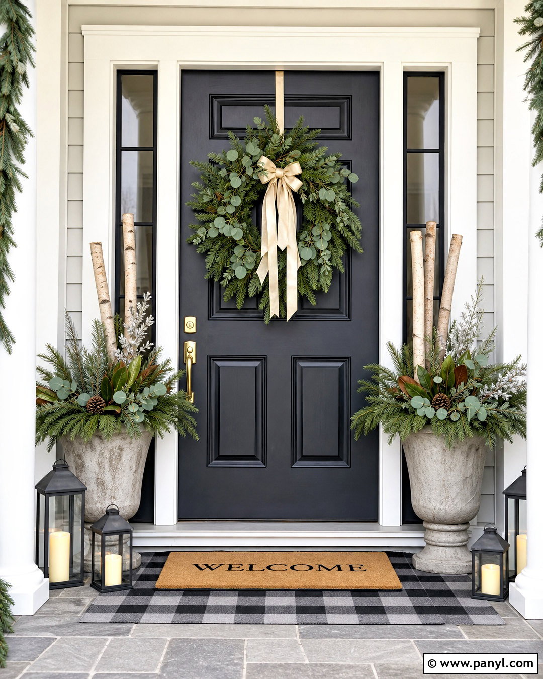Winter Front Door Decor - 20 front door decor ideas