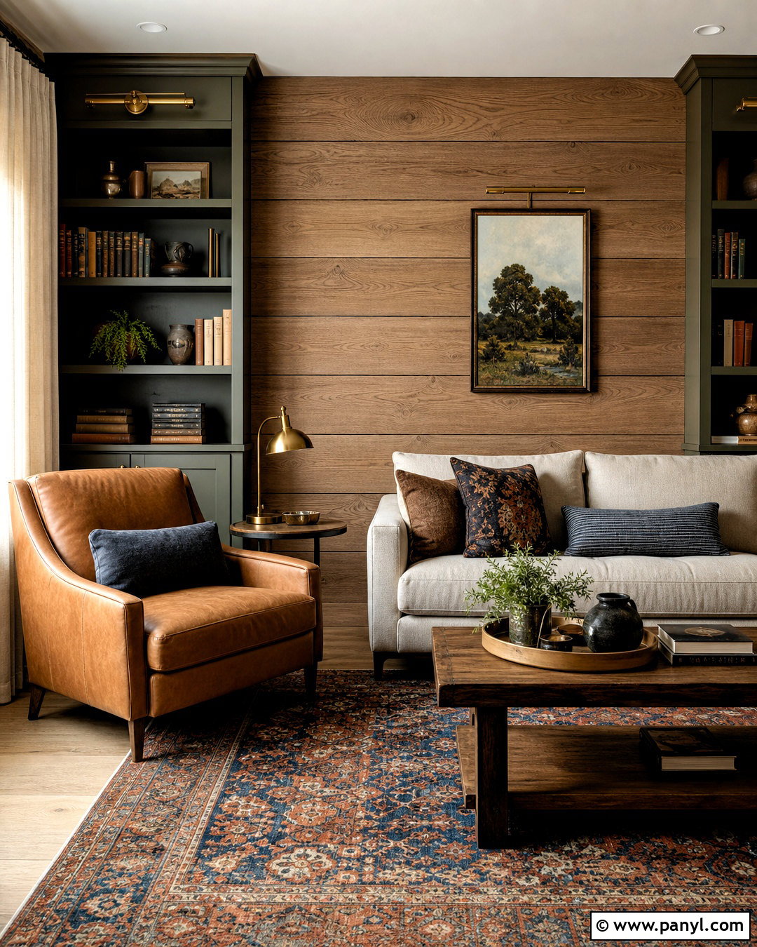 Wire-Brushed Wood Wall Panels - 20 wall panel texture ideas