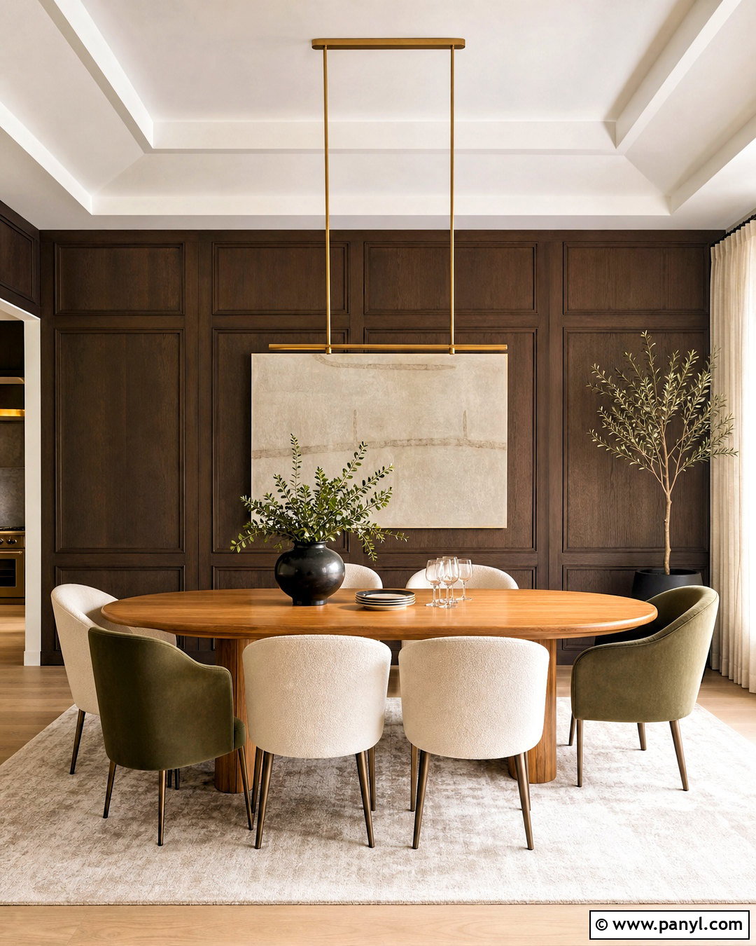 Wood Accent Wall Behind Dining Table - 20 modern wood accent wall ideas