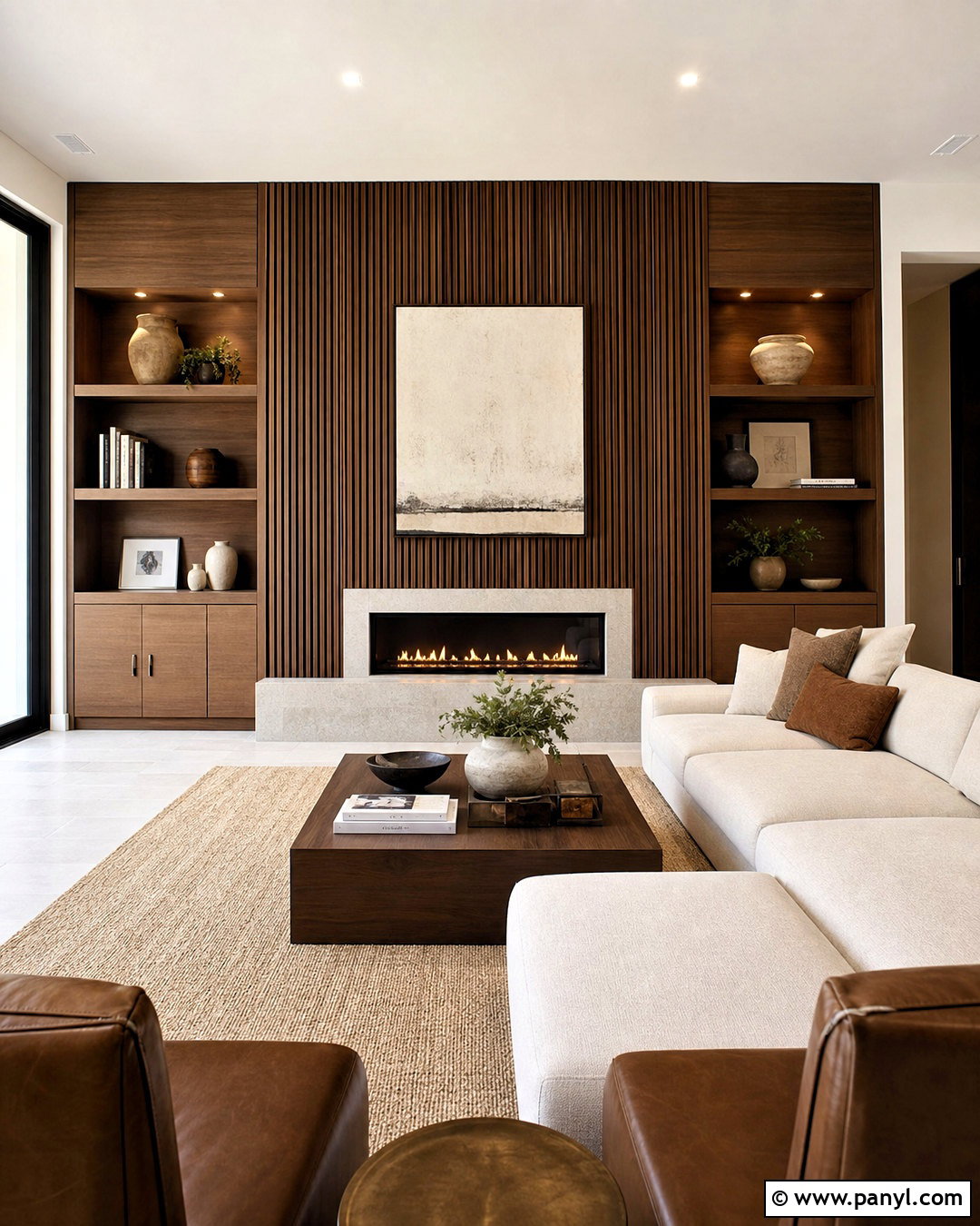 Wood Accent Wall With Fireplace - 20 modern wood accent wall ideas