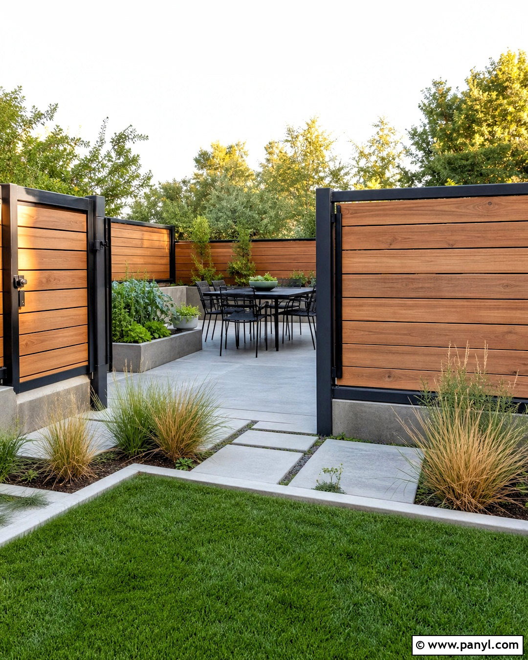 Wood And Metal Fence Wall - 20 fence wall design ideas