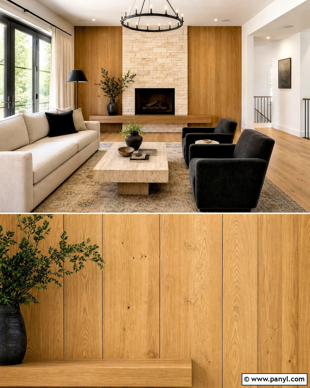 Wood And Stone Living Room Wall - 20 wood interior walls