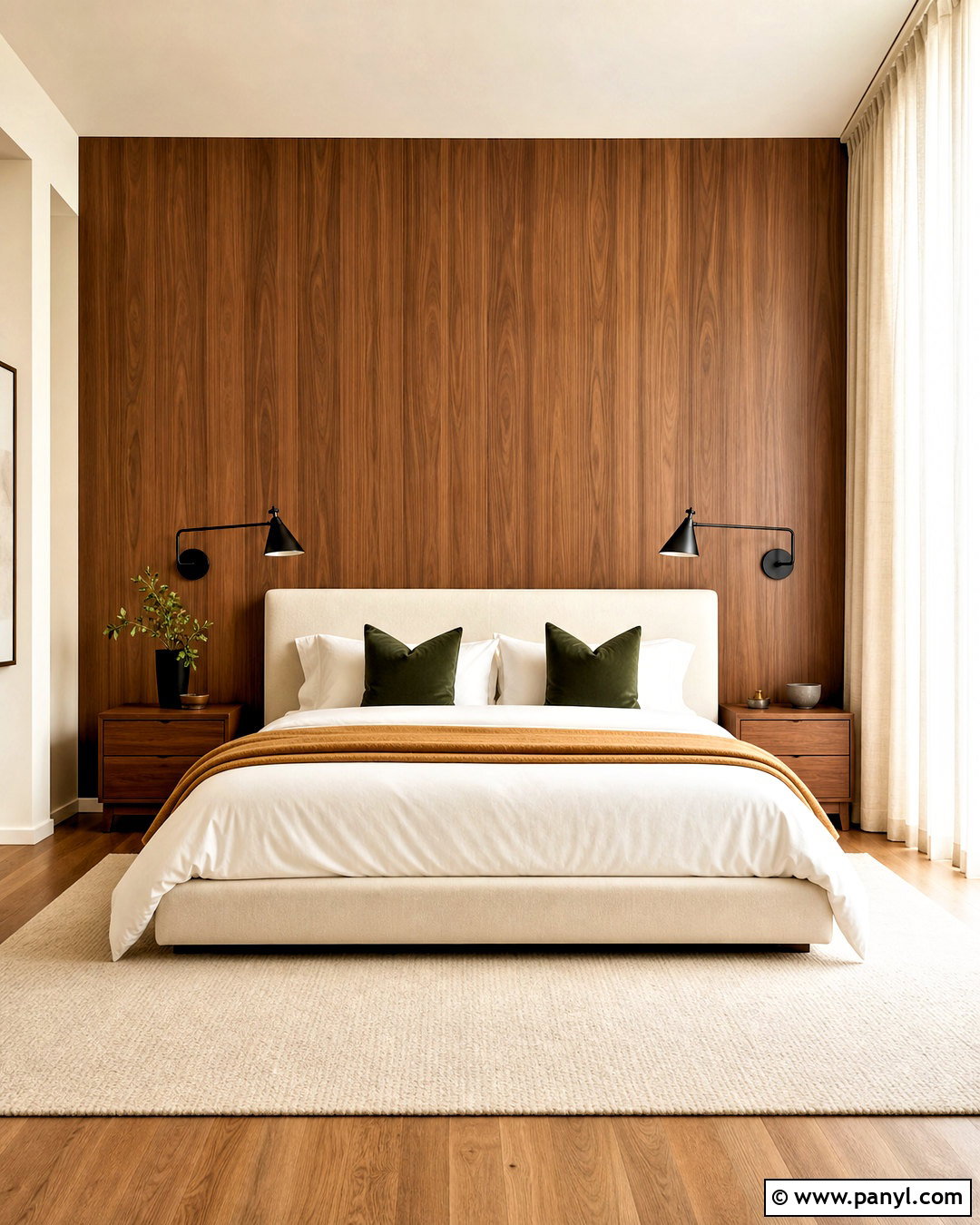 Wood Grain Textured Wallpaper Bedroom - 20 textured wallpaper ideas
