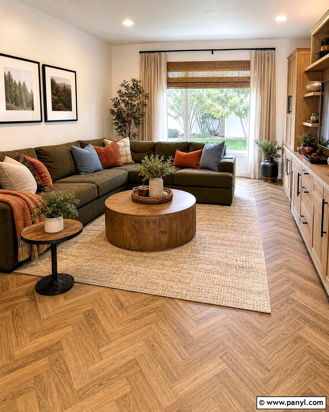 Wood Look Herringbone Floor Tile - 20 home floor tiles design ideas