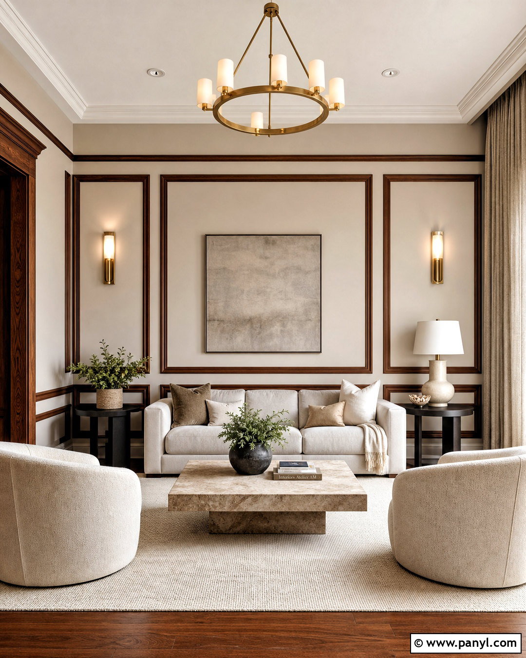Wood Picture Frame Molding - 20 wood trim interior ideas