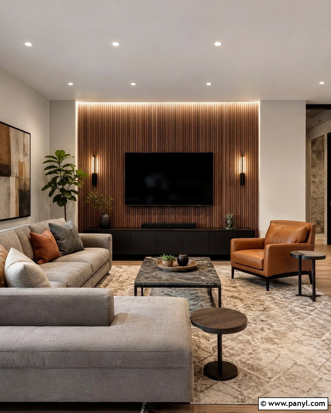 Wood Slat Accent Wall With Cream Walls - 20 Accent Wall With Cream Walls