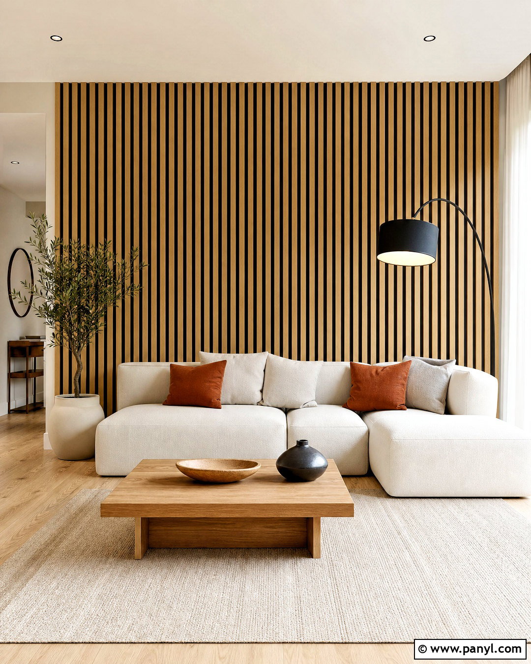 Wood Slat Accent Wall - 20 accent wall designs